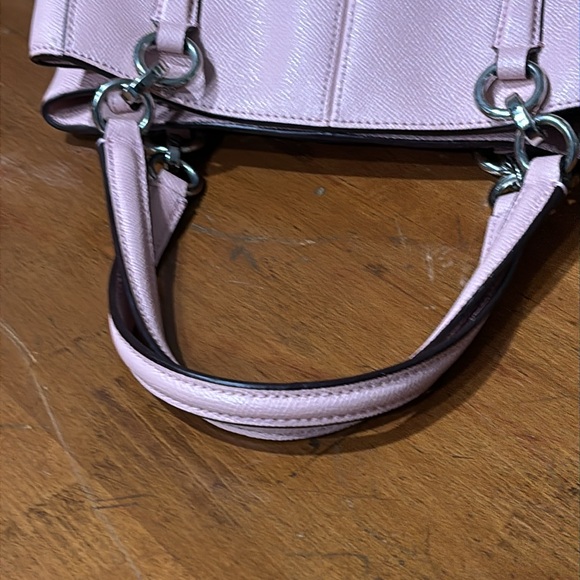 EUC Authentic Coach Pink Pebbled Leather Minetta Crossbody Tote - Picture 8 of 16